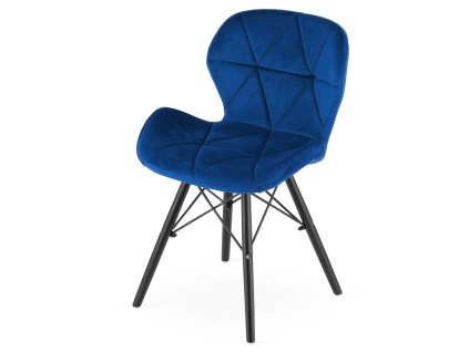 Krzeslo tapicerowane VASTO BLUE VELVET SMOKE [16530] 1200