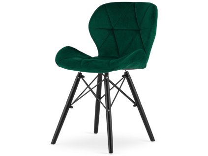 Krzeslo tapicerowane VASTO GREEN FOREST VELVET SMOKE [25727] 1200