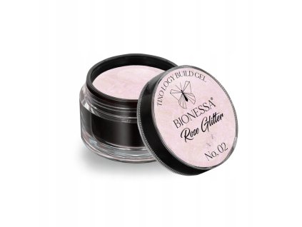Zel budujacy Builder Gel Rose Glitter 15ml