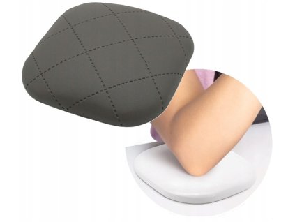 PODLOKIETEK PODUSZKA POD LOKIEC NA BIURKO DO MANICURE CZARNA KARO PREMIUM