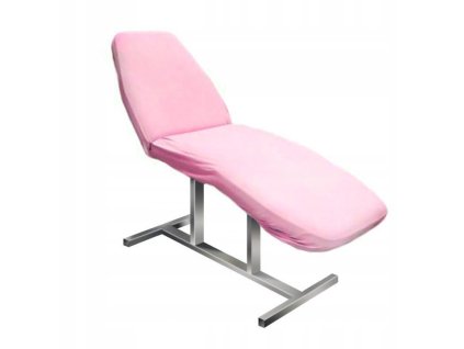 Przescieradlo frotte pokrowiec na fotel kosmetyczny 60x190 JASNY ROZ