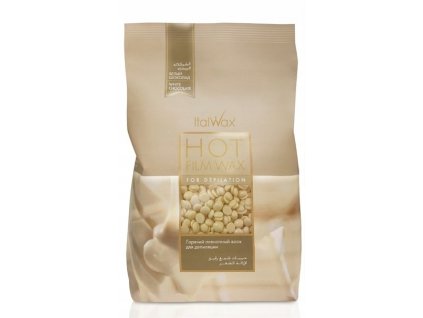 ITALWAX wosk do depilacji 1kg twardy dropsy w granulkach WHITE CHOCOLATE