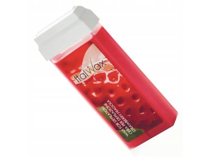 ITALWAX wosk do depilacji w rolce 100ml STRAWBERRY