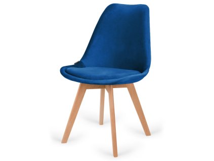 Krzeslo skandynawskie MONZA GRANDE BLUE VELVET [21385] 1200