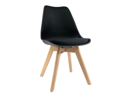 Krzeslo skandynawskie MONZA ST BLACK BLACK FABRIC II [4850] 1200