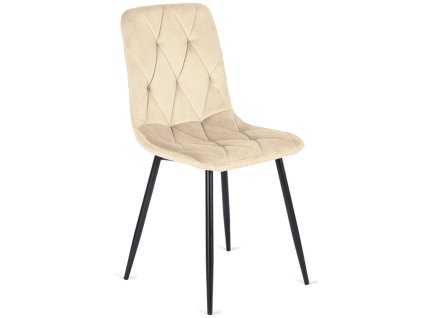 Krzeslo tapicerowane BORGO VELVET BEIGE [20320] 1200