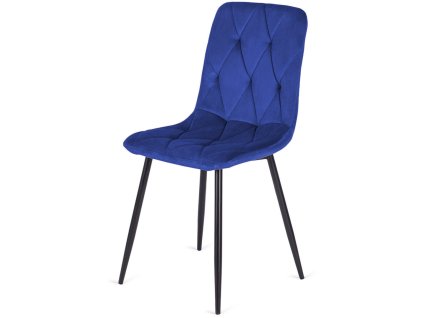 Krzeslo tapicerowane BORGO VELVET BLUE [15664] 1200