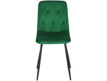 Krzeslo tapicerowane BORGO VELVET GREEN [26605] 1200