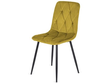 Krzeslo tapicerowane BORGO VELVET OLIVE [27836] 1200