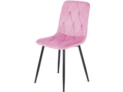 Krzeslo tapicerowane BORGO VELVET PINK [9671] 1200