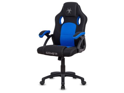 Fotel obrotowy do biurka CARRERA M BLUE FABRIC [18206] 1200