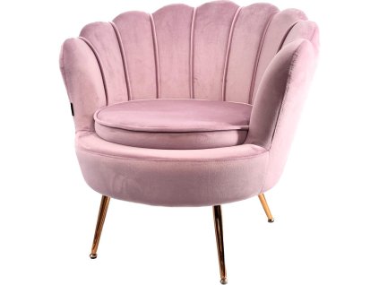 Krzeslo tapicerowane DONNA VELVET PINK [15994] 1200