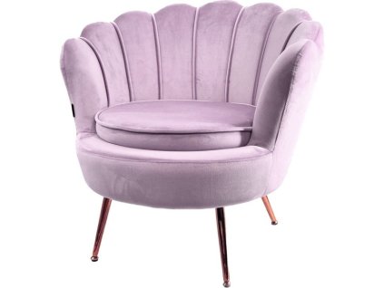 Krzeslo Fotel Muszla Lugano DONNA VELVET PURPLE [28895] 1200