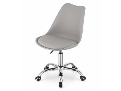 Krzeslo obrotowe MONZA OFFICE LIGHT GREY PU [16435] 1200