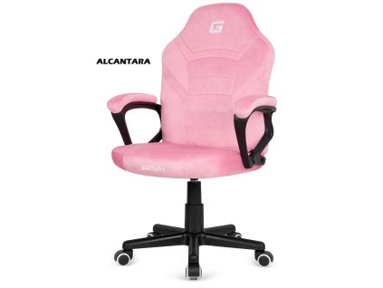 Fotel obrotowy do biurka MARIO ALCANTARA CANDY PINK [21793] 1200