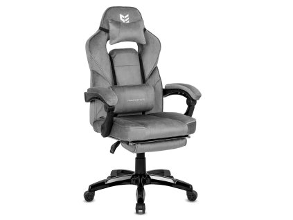 Fotel obrotowy do biurka TITAN GREY ALCANTARA PRO [28093] 1200