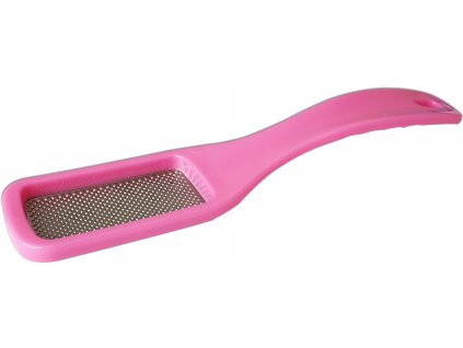 Silný kovový pilník na paty a nohy FF005 růžový