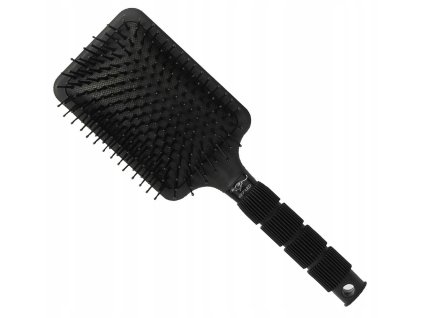 Plochý kartáč na styling vlasů černý