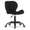 Krzeslo obrotowe VASTO OFFICE VELVET BLACK SMOKE [23854] 1200