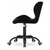 Krzeslo obrotowe VASTO OFFICE VELVET BLACK SMOKE [23856] 1200