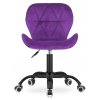 Krzeslo obrotowe VASTO OFFICE VELVET PURPLE SMOKE [24543] 1200