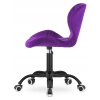 Krzeslo obrotowe VASTO OFFICE VELVET PURPLE SMOKE [24545] 1200