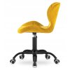 Krzeslo obrotowe VASTO OFFICE VELVET MUSTARD SMOKE [24600] 1200
