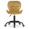 Krzeslo obrotowe VASTO OFFICE VELVET HONEY SMOKE [24337] 1200