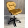 Krzeslo obrotowe VASTO OFFICE VELVET HONEY SMOKE [24429] 1200