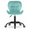 Krzeslo obrotowe VASTO OFFICE VELVET MINT SMOKE [22529] 1200