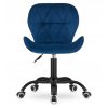 Krzeslo obrotowe VASTO OFFICE VELVET BLUE SMOKE [22542] 1200