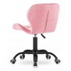 Krzeslo obrotowe VASTO OFFICE VELVET PINK SMOKE [23840] 1200