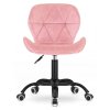 Krzeslo obrotowe VASTO OFFICE VELVET PINK SMOKE [23838] 1200