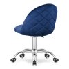Krzeslo obrotowe GLORIA OFFICE BLUE VELVET [23898] 1200