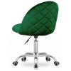 Krzeslo obrotowe GLORIA OFFICE GREEN VELVET [17216] 1200