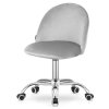 Krzeslo obrotowe GLORIA OFFICE LIGHT GREY VELVET [23922] 1200