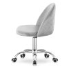 Krzeslo obrotowe GLORIA OFFICE LIGHT GREY VELVET [23920] 1200