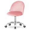 Krzeslo obrotowe GLORIA OFFICE PINK VELVET [23894] 1200