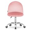 Krzeslo obrotowe GLORIA OFFICE PINK VELVET [23893] 1200