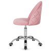 Krzeslo obrotowe GLORIA OFFICE PINK VELVET [17600] 1200