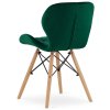 Krzeslo tapicerowane VASTO GREEN FOREST VELVET [25735] 1200