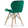 Krzeslo tapicerowane VASTO GREEN VELVET [11540] 1200
