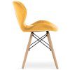 Krzeslo tapicerowane VASTO MUSTARD VELVET [25720] 1200
