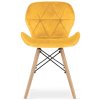 Krzeslo tapicerowane VASTO MUSTARD VELVET [25718] 1200