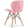 Krzeslo tapicerowane VASTO PINK VELVET [17326] 1200