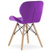 Krzeslo tapicerowane VASTO PURPLE VELVET [25745] 1200