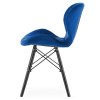 Krzeslo tapicerowane VASTO BLUE VELVET SMOKE [16528] 1200