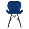 Krzeslo tapicerowane VASTO BLUE VELVET SMOKE [16527] 1200