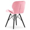 Krzeslo tapicerowane VASTO PINK VELVET SMOKE [16520] 1200