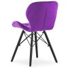 Krzeslo tapicerowane VASTO PURPLE VELVET SMOKE [25740] 1200